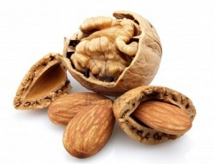 nueces y almendras