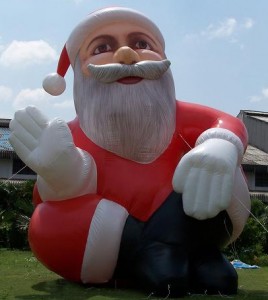 hinchable-santa-claus