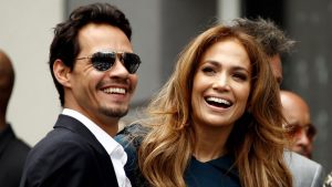 parejas de la música Jennifer López y Marc anthony