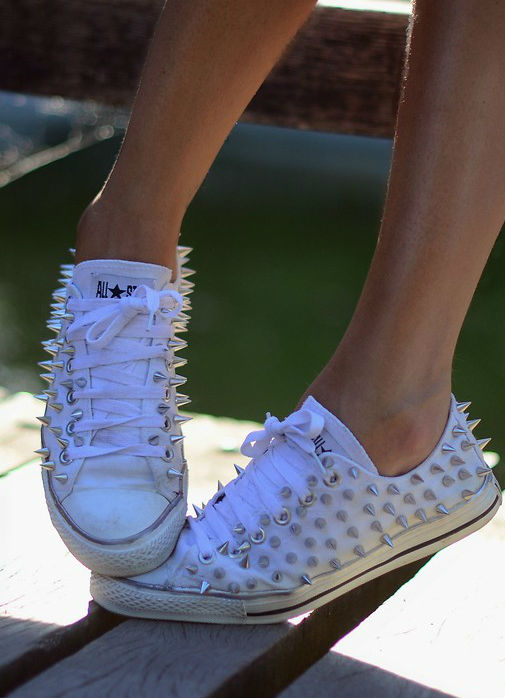 zapatillas blancas