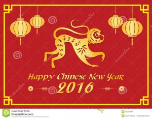 la-tarjeta-china-feliz-del-año-nuevo-es-linternas-mono-del-oro-y-la-palabra-del-chiness-es-felicidad-mala-52000942