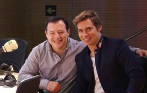 Rafa Cano con Carlos Baute