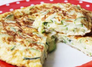 tortilla de patata con calabacin