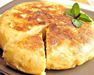 tortilla de patata vegana