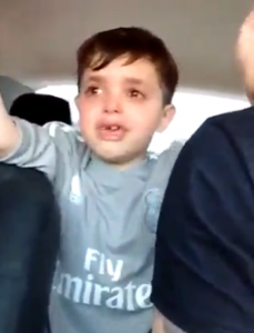 niño no quiere ser portero