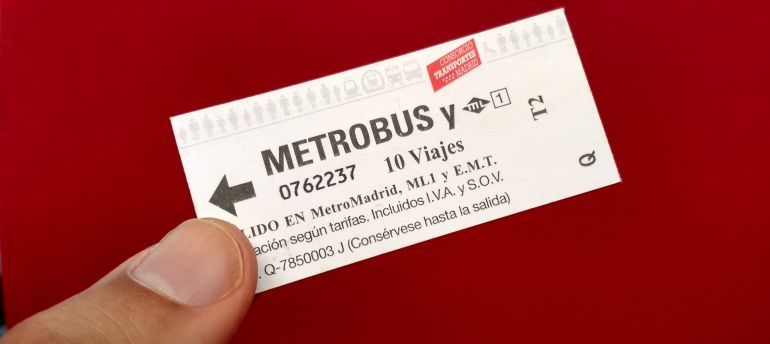 tarjeta 10 viajes metro