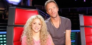 Chris Martin con Shakira