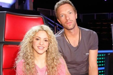 Chris Martin con Shakira