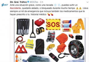 tweet dgt kit emergencia