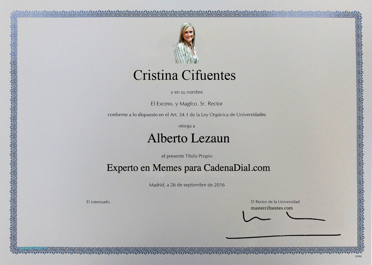 alberto lezaun diploma urjc