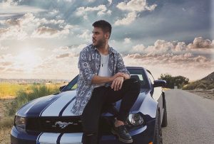 Antonio José grabando su nuevo videoclip