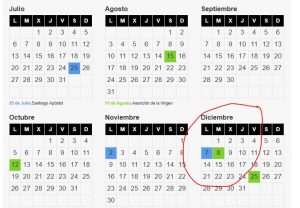 CALENDARIO