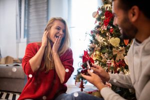 anillo de compromiso navidad