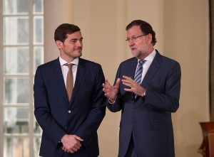 Iker Casillas Mariano Rajoy