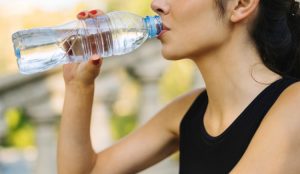 Barcelona, Female friends doing fitness in a park.