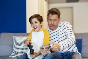 videojuego padre hijo