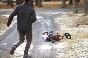 caida niño bicicleta