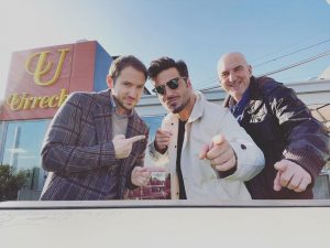 David Bustamante junto a Manuel martos