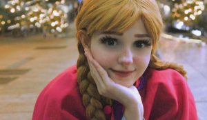 La iniciativa de una atrevida disfrazada de Anna de Frozen