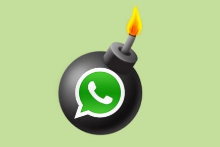 whatsapp bomba autodestructible mensajes