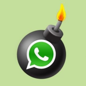 whatsapp bomba autodestructible mensajes