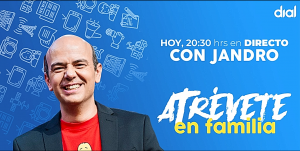 El humorista Jandro, segundo invitado en los directos de Atrévete