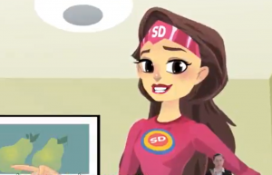 Susana Distancia, la superheroína que te ayuda a respetar la distancia de seguridad