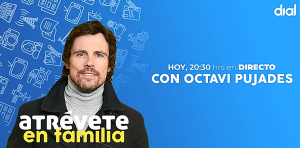 Octavi Pujades nos visita en los directos de Instagram de Atrévete en Familia