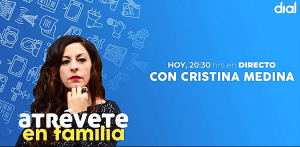 Cristina Medina nos visita a las 20:30H en el Instagram de Cadena Dial