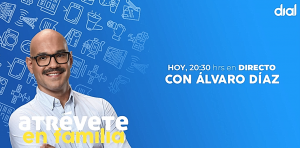 La visita de hoy de Atrévete en Familia es Álvaro Díaz, presentador de ¿Qué Falló En Lo Vuestro?