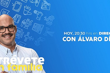 La visita de hoy de Atrévete en Familia es Álvaro Díaz, presentador de ¿Qué Falló En Lo Vuestro?