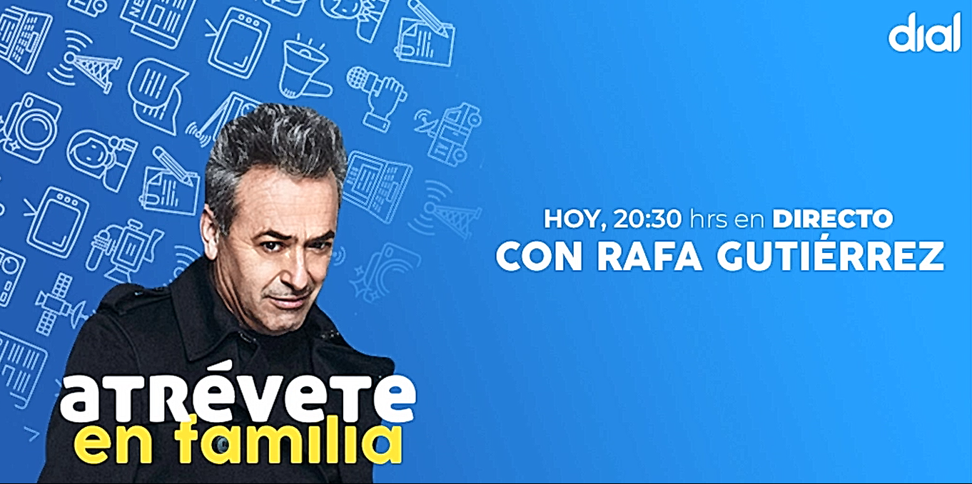 Rafa Gutiérrez, de Hombres G, nos visita esta tarde en Atrévete en familia