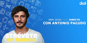 Antonio Pagudo, invitado especial para este último Atrévete en familia