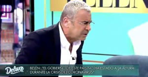 El monumental enfado de Jorge Javier contra Belén Estebán en su regreso a plató