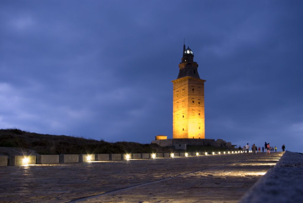 La Torre de Hércules gallega, único faro romano que sigue en funcionamiento