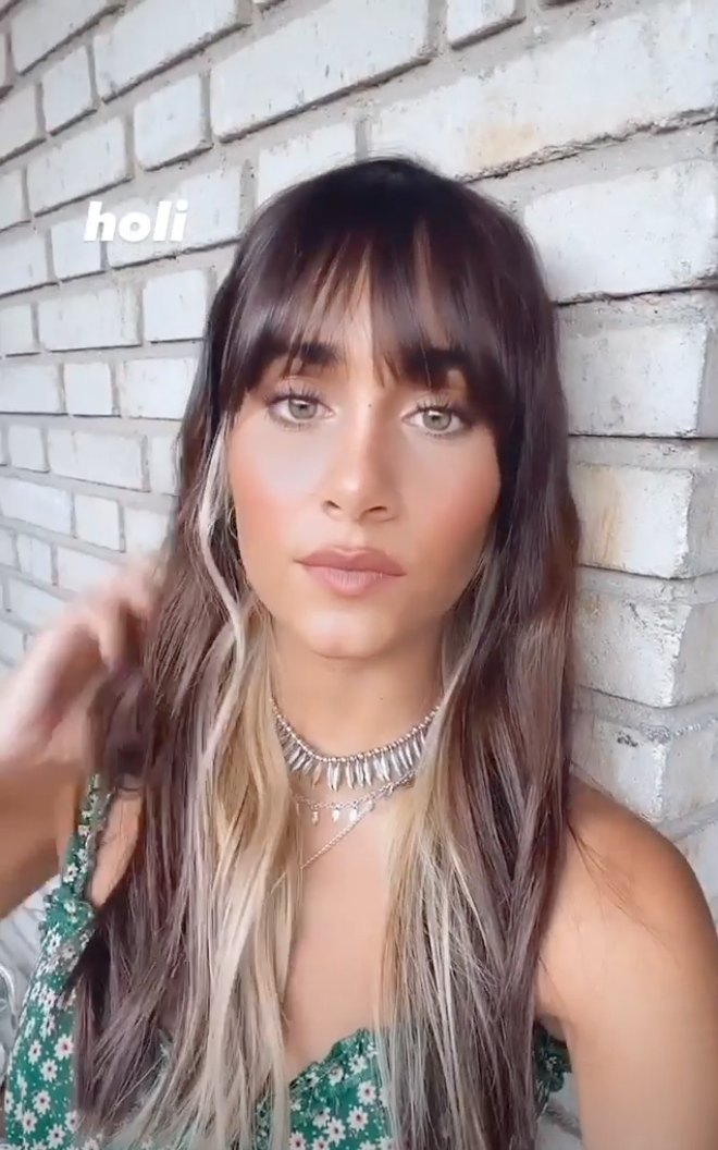 aitana stories nuevo look peinado