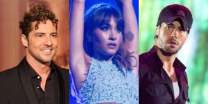 Collage David Bisbal, Aitana y Enrique Iglesias