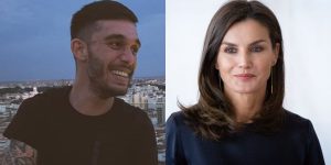 Victor Elías y la Reina Letizia