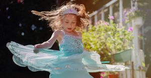 niña disfraz princesa