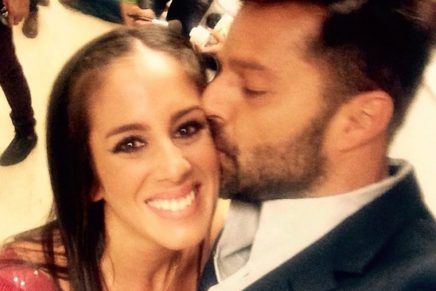 Ricky Martin junto a Anabel Pantoja