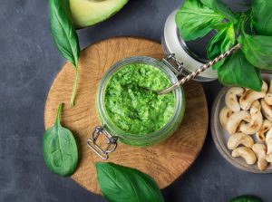 pesto pasta anacardos salsas