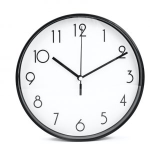 reloj cambio de hora