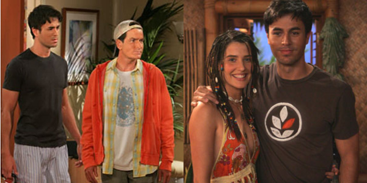 Enrique Iglesias cameos en Dos hombres y medio y Cómo conocí a vuestra madre