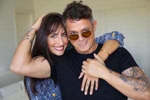 Alejandro Sanz y su chica, Rachel Valdés