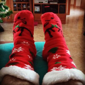calcetines navideños atrevido