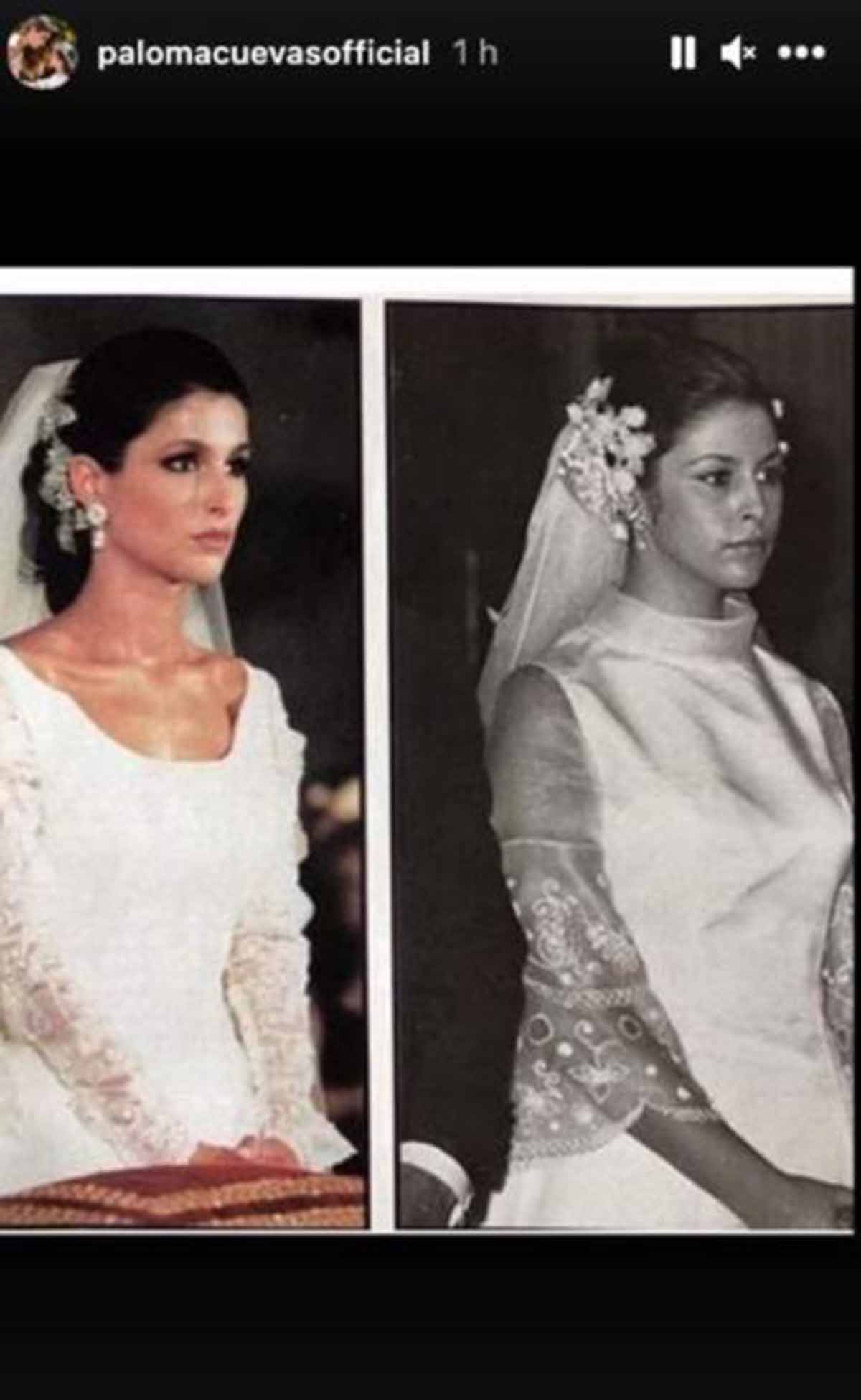 Paloma Cuevas historia de Instagram