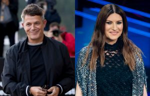 Alejandro Sanz y Laura Pausini