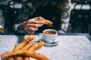 churros con chocolate