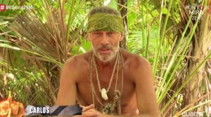 Carlos Lozano en la isla de los famosos