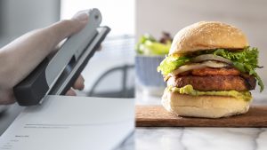 hamburguesa grapadora